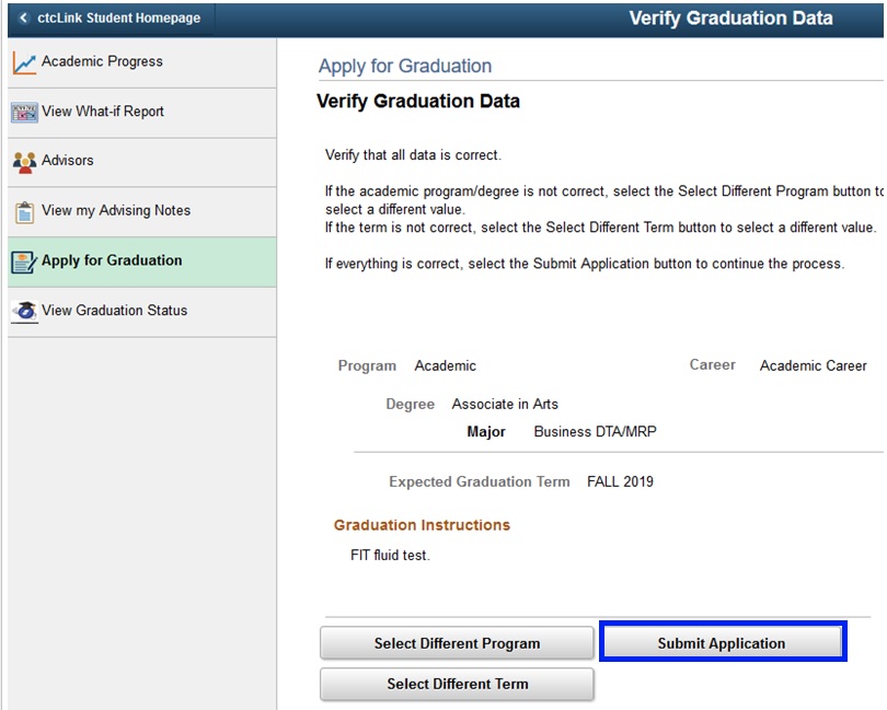 Apply for Graduation SPSCC Support